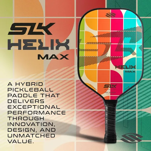 Miniatura 3 de Selkirk Sport SLK Helix Pro Paleta de Pickleball Paletas de Pickleball de Fibra de Carbono Termoformada con Cara Híbrida de Fibra de Carbono