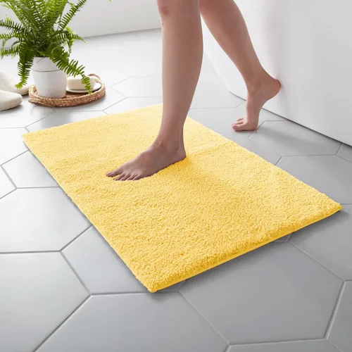 Miniatura 9 de MARTHA STEWART Drylon - Alfombra de baño de microfibra – 1 pieza, felpa ultrasuave, antideslizante, gruesa, alfombras de baño lavables, accesorios