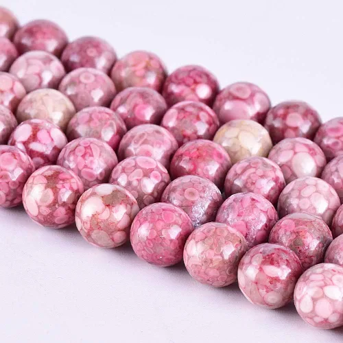 Miniatura 51 de 6mm Cuentas Redondas de Granate para Hacer Joyería DIY, Poder Curativo de Cristal, Piedras Preciosas Sueltas para Hacer Pulseras y Collares, Hilo