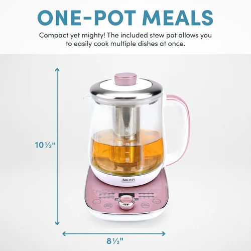 Miniatura 4 de Hervidor de agua Nutri-Water 16 en 1, té verde, té de frutas, té de flores, recetas tradicionales asiáticas