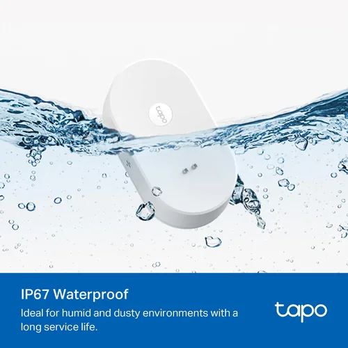 Miniatura 7 de TP-Link Tapo - Detector inteligente de fugas de agua, requiere Tapo Hub, sensor de fugas de agua Wi-Fi con detección rápida de goteo, alarma