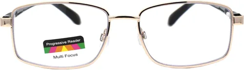 Miniatura 2 de Lentes de lectura progresivos multienfoque, 3 potencias en 1 bisagra de resorte rectangular