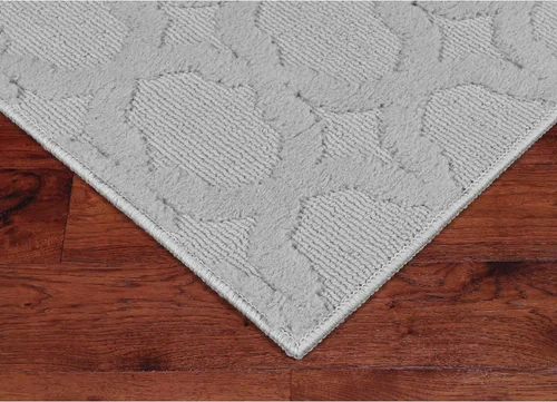 Miniatura 335 de Garland Rug Sparta - Alfombra antideslizante de polipropileno de 2 pies x 12 pies, color negro, ideal para salas de estar y pasillos, elegante