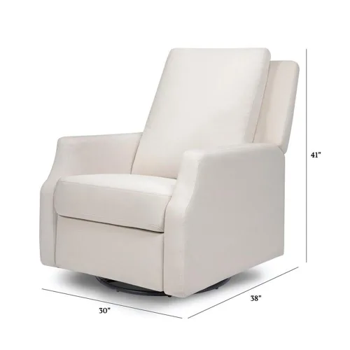 Miniatura 3 de Namesake Crewe Glider - Silla reclinable para guardería – GREENGUARD Gold & Certi-PUR certificado US – Mecedora deslizante para guardería y sala