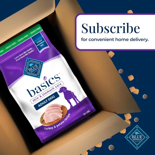 Miniatura 12 de Blue Buffalo Basics - Alimento seco para perros adultos sin granos, cuidado de la piel y el estómago, dieta de ingredientes limitados para perros