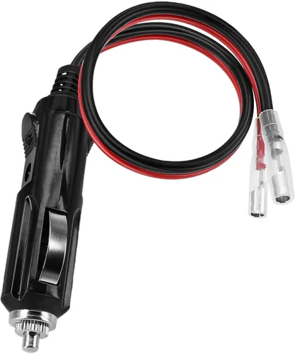 Miniatura 5 de Yeebline Paquete de 3 encendedor de cigarrillos de automóvil de repuesto de 12 V y 11.8 pulgadas, enchufe macho a bala hembra con plomo, accesorios