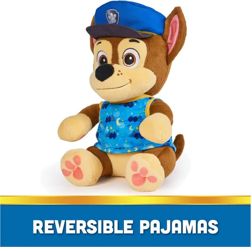 Miniatura 3 de Paw Patrol, Bedtime - Persecución de peluche, animal de peluche de 10 pulgadas con atuendo reversible, juguetes para niños y niñas a partir de 3 años