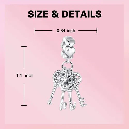 Miniatura 95 de Abalorios de plata de ley 925 con letras de la A ~ Z, para pulseras, collares, Día de San Valentín, Día de la Madre, joyería regalos para mujeres