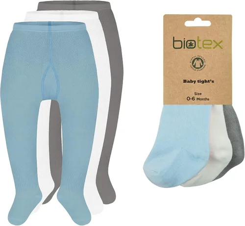 Miniatura 5 de 3 pares de medias de algodón orgánico para bebé niña y niño para invierno, leggings sin costuras, medias para recién nacidos, medias para niños