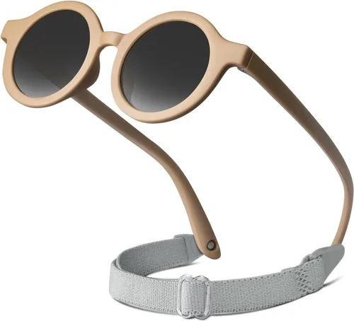 Miniatura 16 de RIVBOS RBK068 - Gafas de sol polarizadas UV400 para bebé, marco suave con correa segura para bebés y recién nacidos (0-24 meses)