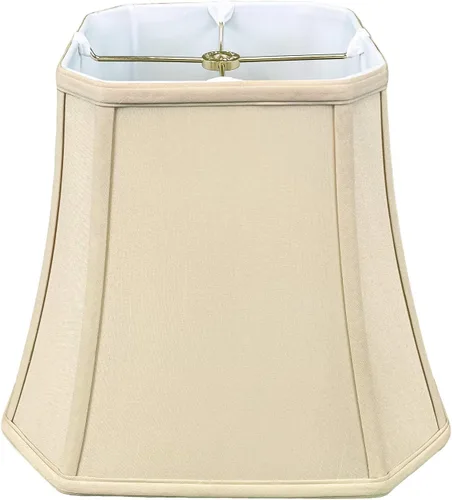 Royal Designs, Inc. BSO-705-10BG pantalla básica para lámpara de esquina, diseño cuadrado, 5 x 10 x 8.75 pulgadas, color beige
