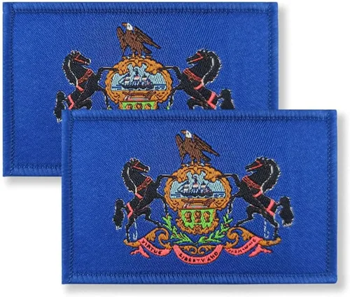 Miniatura 11 de Overdecor Parche de bandera de Georgia - Parches militares tácticos - Cierre de velcro, paquete de 2