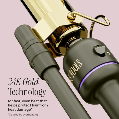 Miniatura 2 de Hot Tools Pro Artist Plancha Marcel de Oro 24K Rizos Duraderos, Ondas (1/2 pulgada)