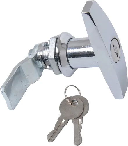 Miniatura 8 de Cerradura de puerta con manija en T, 2 unidades, tapa de camión, caravana, remolque, gabinete con manija en T, cerradura de puerta de garaje