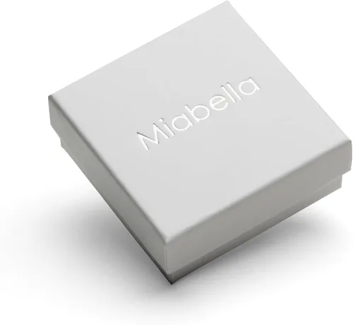 Miniatura 6 de Miabella Pulsera tobillera de plata de ley 925 italiana de 0079in 0118in con corte de diamante y cadena trenzada para mujeres y adolescentes