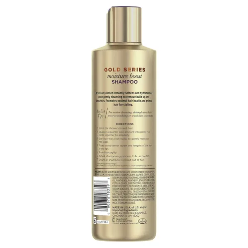 Miniatura 2 de Pantene ProV Gold Series Boost, champú de humedad, 9.1 onzas líquidas