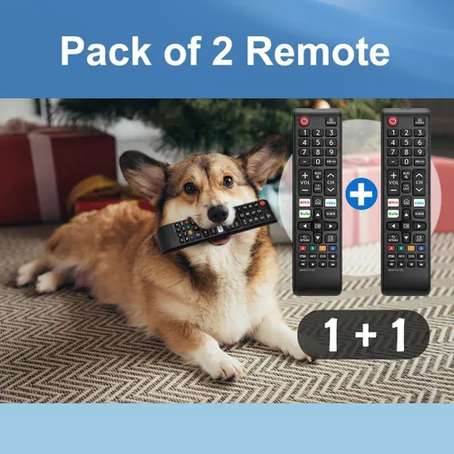 Miniatura 8 de Paquete de 2: nuevo control remoto universal para todos los controles remotos de TV Samsung, compatible con todos los televisores inteligentes