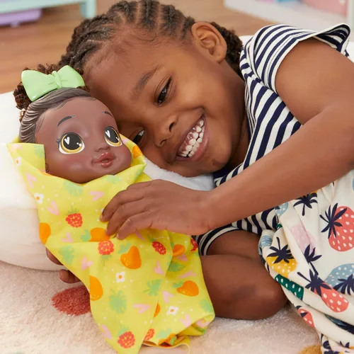 Miniatura 8 de Baby Alive Shampoo Snuggle Berry Boo Cabello Negro - Juego de muñeca bebé de agua de 11 pulgadas, juguetes para niñas y niños de 3 años en adelante