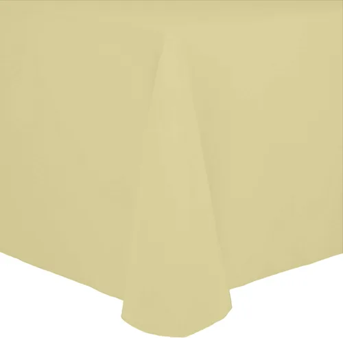 Miniatura 39 de Ultimate Textile Cotton-Feel - Mantel ovalado de poliéster hilado resistente a las manchas y a las arrugas, lavable a máquina, color berenjena, 1