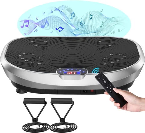 AXV Vibration Plate Exercise Machine Whole Body Workout Power Vibrate Fitness Platform Vibrating Machine Exercise Board for Weight Loss Shaping