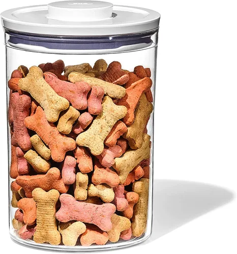 Miniatura 20 de OXO Good Grips Recipiente POP para mascotas – 2.6 L/2.8 Qt Ideal para hasta 3 libras de comida para perros o 2 libras de comida para gatos Blanco