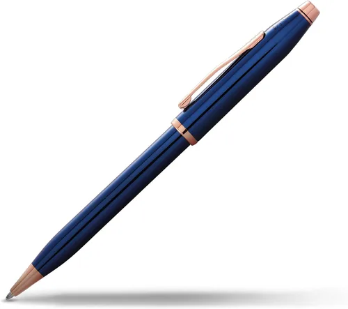 Miniatura 72 de Cross Century II - Bolígrafo de punta Selectip, lacado negro con detalles chapados en oro de 23 quilates