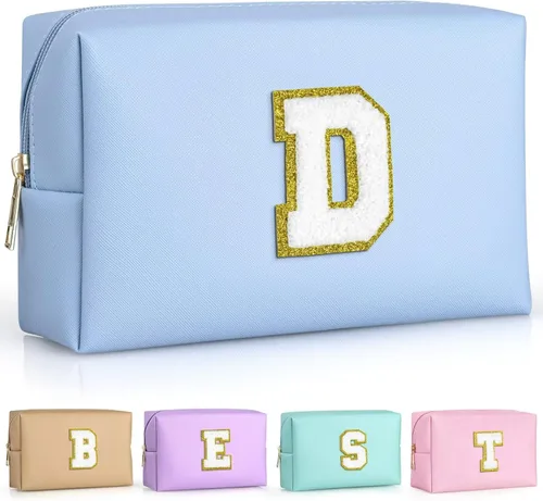 Miniatura 21 de TOPEAST - Bolso de maquillaje para mujer, G Blanco nacarado-rosa