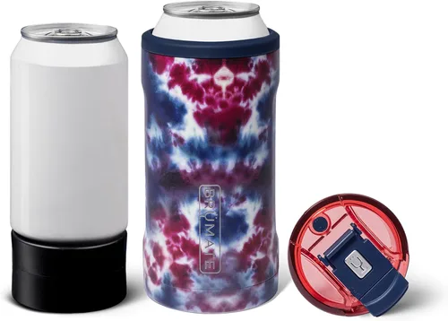 Miniatura 12 de BrüMate Hopsulator Trio - Enfriador de latas aislado 3 en 1 para latas de 12 o 16 onzas + vaso 100 % a prueba de fugas con tapa, aislado