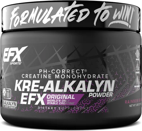 Miniatura 10 de EFX Sports Kre-Alkalyn EFX Powder Suplemento en polvo de monohidrato de creatina pH correcto Fuerza, crecimiento muscular y rendimiento 66