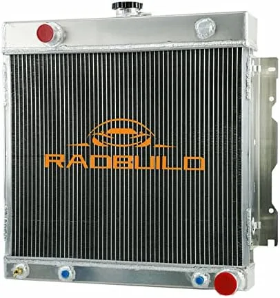 Radiador de aluminio de 3 filas para 73-79 Dodge D/W/B 100 150 200 series y 74-79 Plymouth PB 100/200/300 series 3 radiador de filas