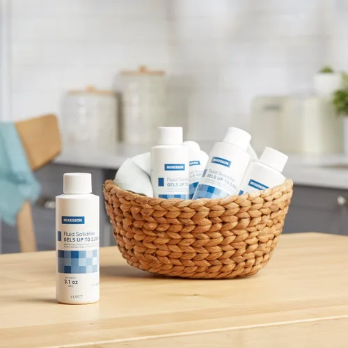 Miniatura 3 de McKesson Solidificador de líquido - Rápido, eficaz, geles de hasta 3,000 cc - Botella con tapa de rosca, 3.1 onzas, 1 unidad, 75 paquetes, 75