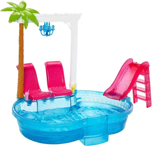 Miniatura 5 de Barbie Glam Pool Piscina, Multicolor