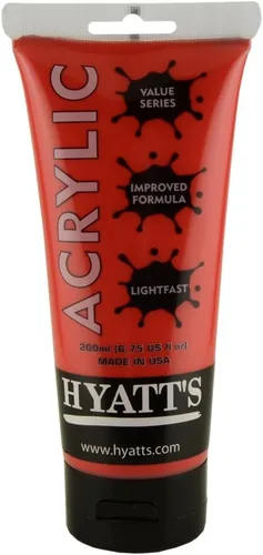 Miniatura 87 de Hyatt's Alizarine - Pintura acrílica carmesí Tubo de pintura acrílica de 2.5 fl oz de grado artístico Secado rápido y pintura no tóxica