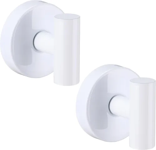 Miniatura 15 de Ganchos de ventosa para ducha - Ganchos reutilizables para baño para toallas, batas y lofa - Montaje sin taladro en cocina, paredes, metal, vidrio