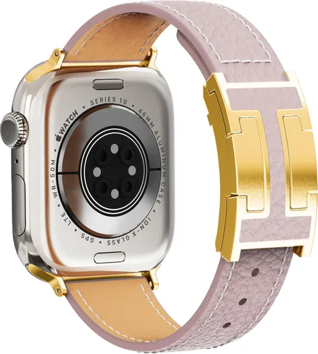 Miniatura 31 de Correa de reloj magnética de cuero compatible con Apple Watch Ultra 49 mm, 46 mm, 45 mm, 44 mm, 42 mm, 41 mm, 40 mm, 38 mm, correa de repuesto