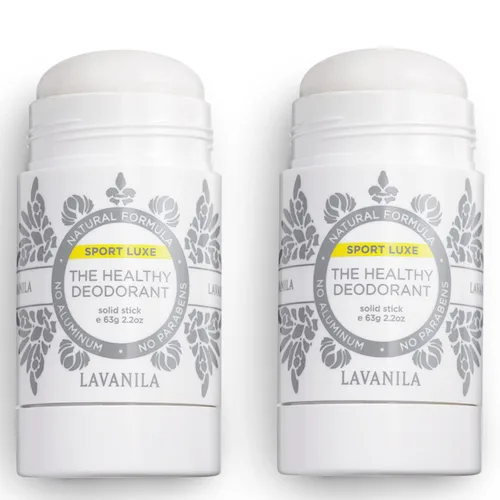 Miniatura 2 de Lavanila Sport Luxe - Desodorante sólido sin aluminio para hombres y mujeres, vegano, limpio y natural (2.2 onzas cada uno)