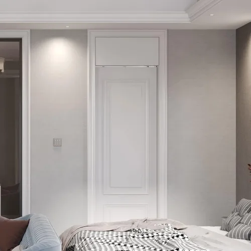 Miniatura 6 de FINOSEN Kit de herrajes para puerta corrediza de bolsillo de grado comercial de 1,5 m, montaje superior, resistente, suave y silencioso, fácil