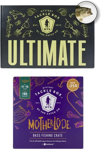 Catch Co Caja de aparejos misteriosos Ultimate Motherlode Bass Fishing Bundle | Caja de aparejos misteriosos Motherlode | Caja de aparejos