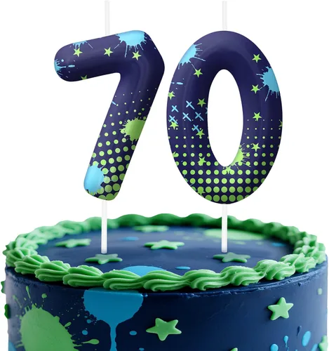 Miniatura 10 de Velas de cumpleaños con el número 0 de béisbol, decoración de pastel con temática de béisbol para niños y niñas, decoraciones de pasteles