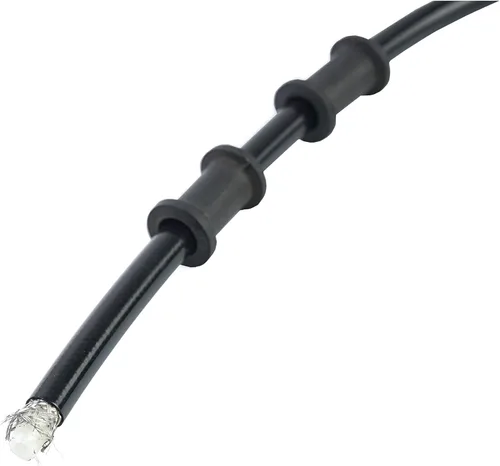 Miniatura 7 de 400-2400mm AN3 1/8pulgada 28 90 Grados M10 Manguera de Freno Hidráulico para Motocicleta de Acero Inoxidable Trenzada para ATV Moto Motocross Pit