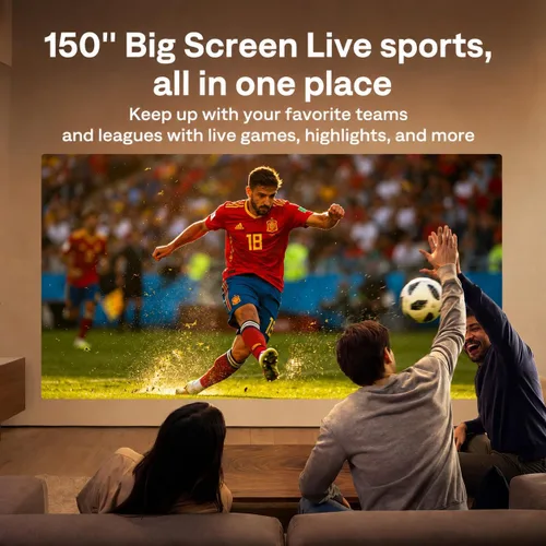 Miniatura 7 de Aurzen Roku - Proyector inteligente para TV con Wifi y Bluetooth, D1R Cube Roku Streaming Experience integrado, motor óptico sellado, 1080P FHD