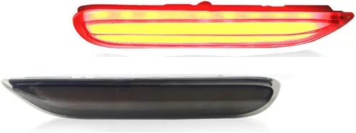Miniatura 4 de Reflector de parachoques trasero LED óptico 3D, luces traseras de freno con luces de señal de giro secuencial, kit de iluminación de freno Lente