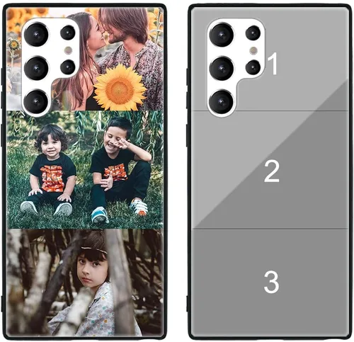 Miniatura 404 de Funda de teléfono personalizada para Samsung Galaxy S22+ / S22 Plus 5G, funda de TPU suave de vidrio templado antiarañazos personalizada con foto