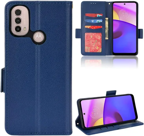 Miniatura 215 de Funda de piel sintética compatible con Motorola Moto E22 4G, funda de piel sintética compatible con Motorola Moto E22i 4G, color negro