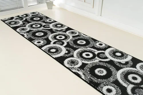Miniatura 5 de Alfombra de pasillo moderna de granja de corte a medida para pasillos, parte trasera de goma antideslizante, 31 pulgadas de ancho x longitud