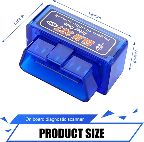 Miniatura 2 de Herramienta de diagnóstico OBDII para automóvil, ELM327 Escáner de datos del motor para monitoreo en tiempo real, herramienta portátil de lectura