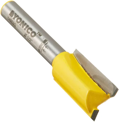Miniatura 20 de YONICO Brocas de enrutador Broca recta 5/8 de pulgada de diámetro X 3/4 de pulgada de altura vástago de 1/4 de pulgada 14159q