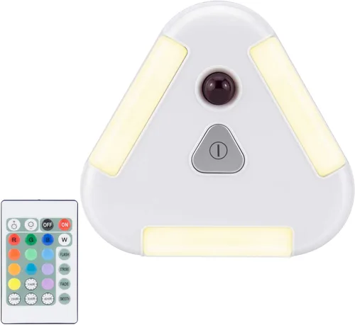 Miniatura 11 de BIGMONAT: lámpara LED de techo inalámbrica, luz de ducha RGB accionada a pilas con control remoto y temporizador, cambio de color, regulable