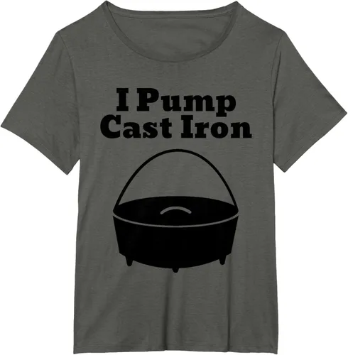 Miniatura 80 de I Pump - Camiseta de hierro fundido para cocinar al horno holandés