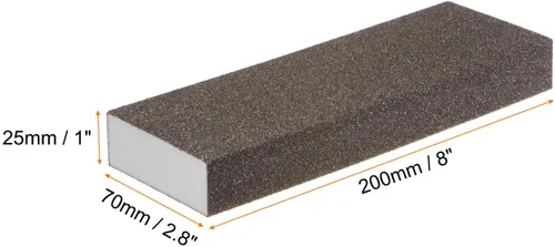 Miniatura 3 de HARFINGTON Bloques de esponja de lijado de grano medio, 4 unidades, bloque de lijado de espuma de grano 120-180 para pulir la cocina, paneles